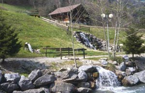 Thermalquellen im Bderpark von Val dIlliez.